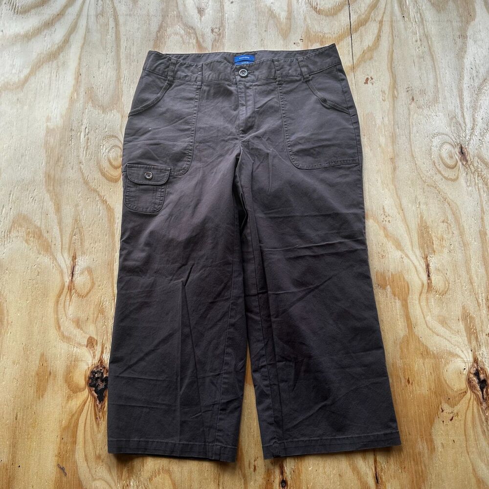 Dockers Brown Cargo Capri Pants - Size 10